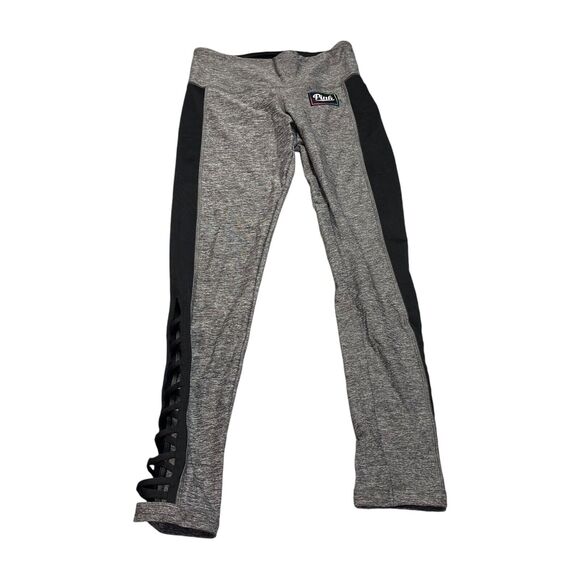 Pink Victoria's Secret Ultimate Leggings Women's Small Gray Black Stretch - Picture 1 of 6